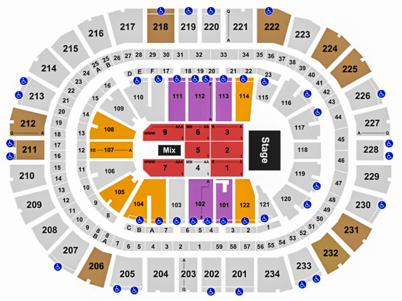 21+ Blaisdell Arena Seating Chart