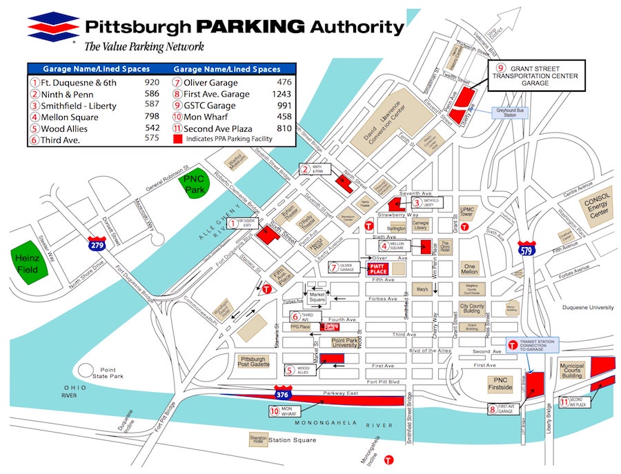 Pittsburgh Pirates PNC Park MLB Stadium Map Ballpark Map -  Norway